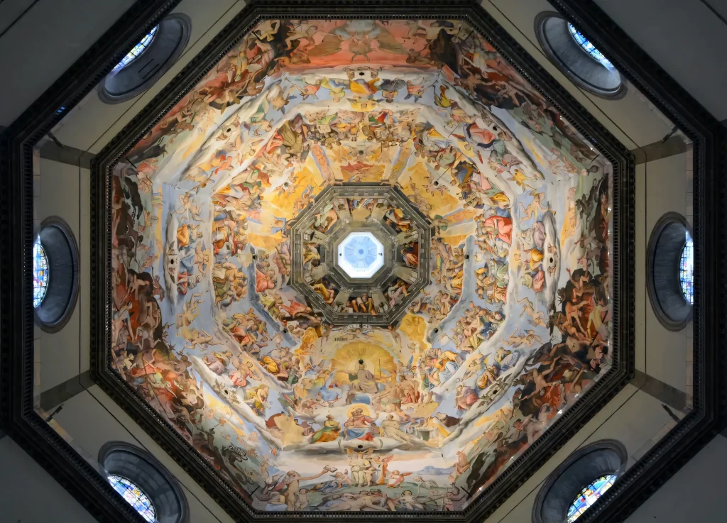 Cupola cu fresca Judecata de Apoi din Domul din Florența
