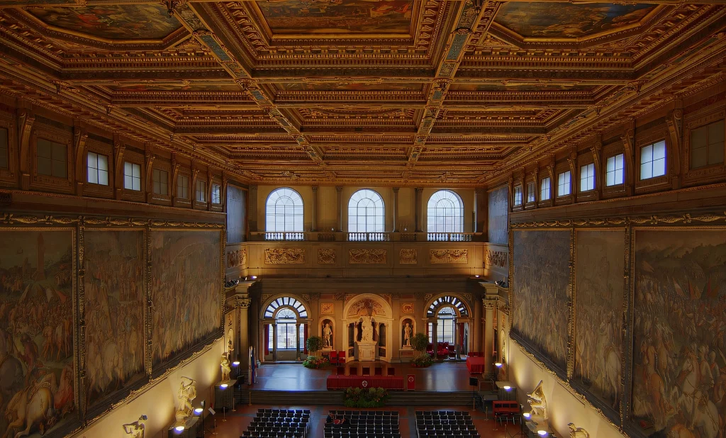 Salone dei Cinquecento din Palazzo Vecchio din Florența