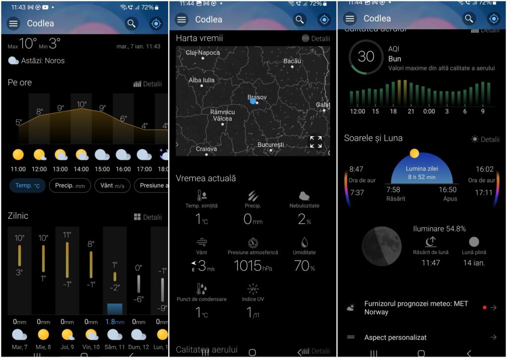 Cea mai bună aplicație meteo gratis