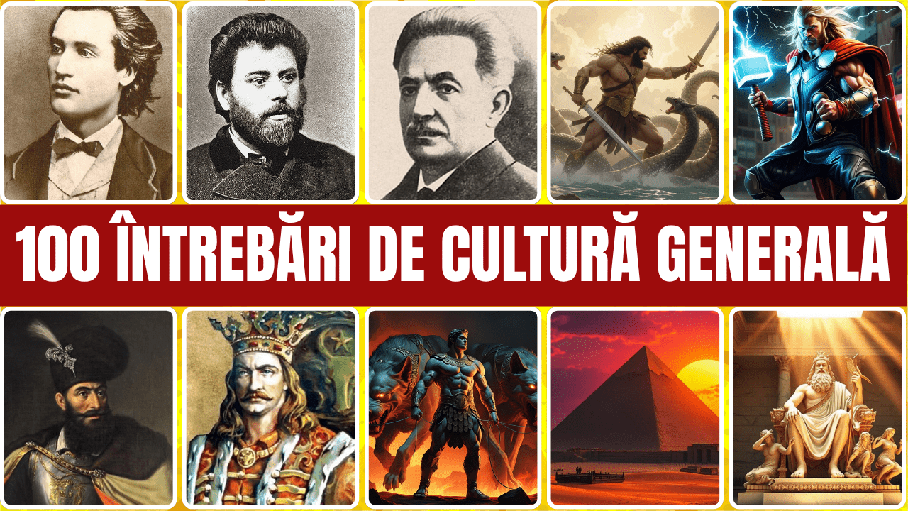 100 întrebări de cultură generală cu răspunsuri