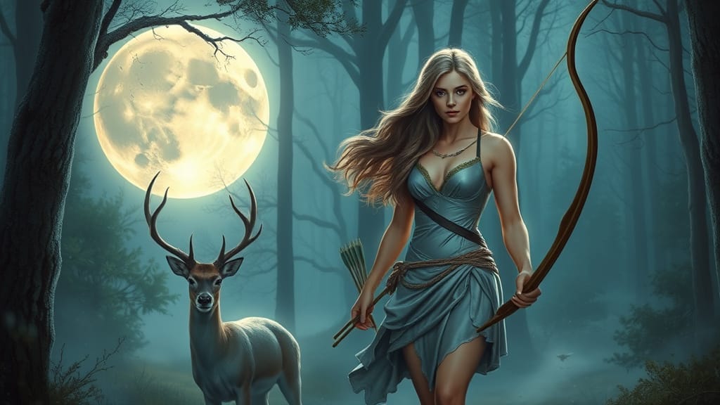 Artemis - zeița vânătorii în mitologia greacă