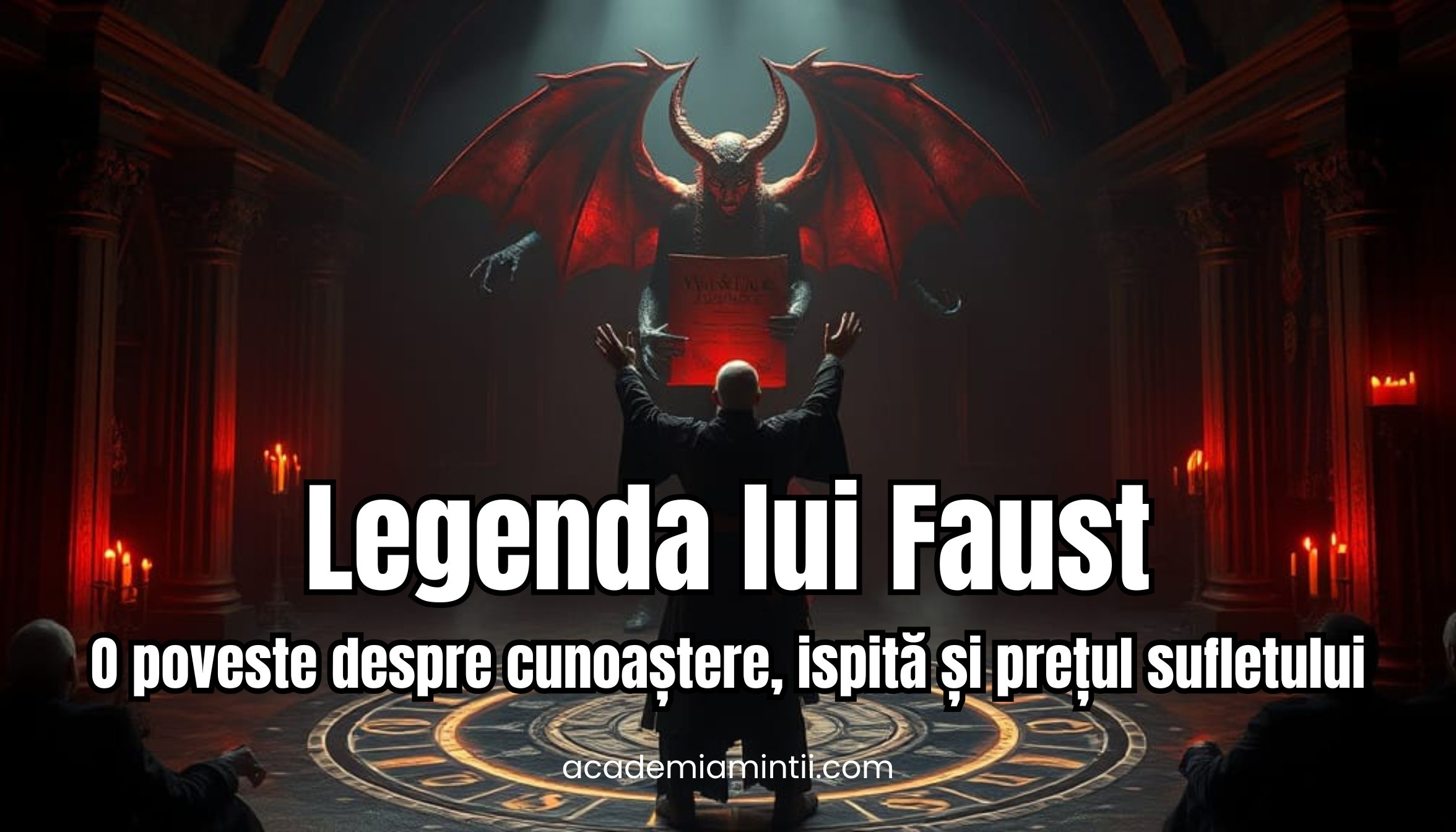 Legenda lui Faust – Mitul lui Faust care a făcut un pact cu Diavolul