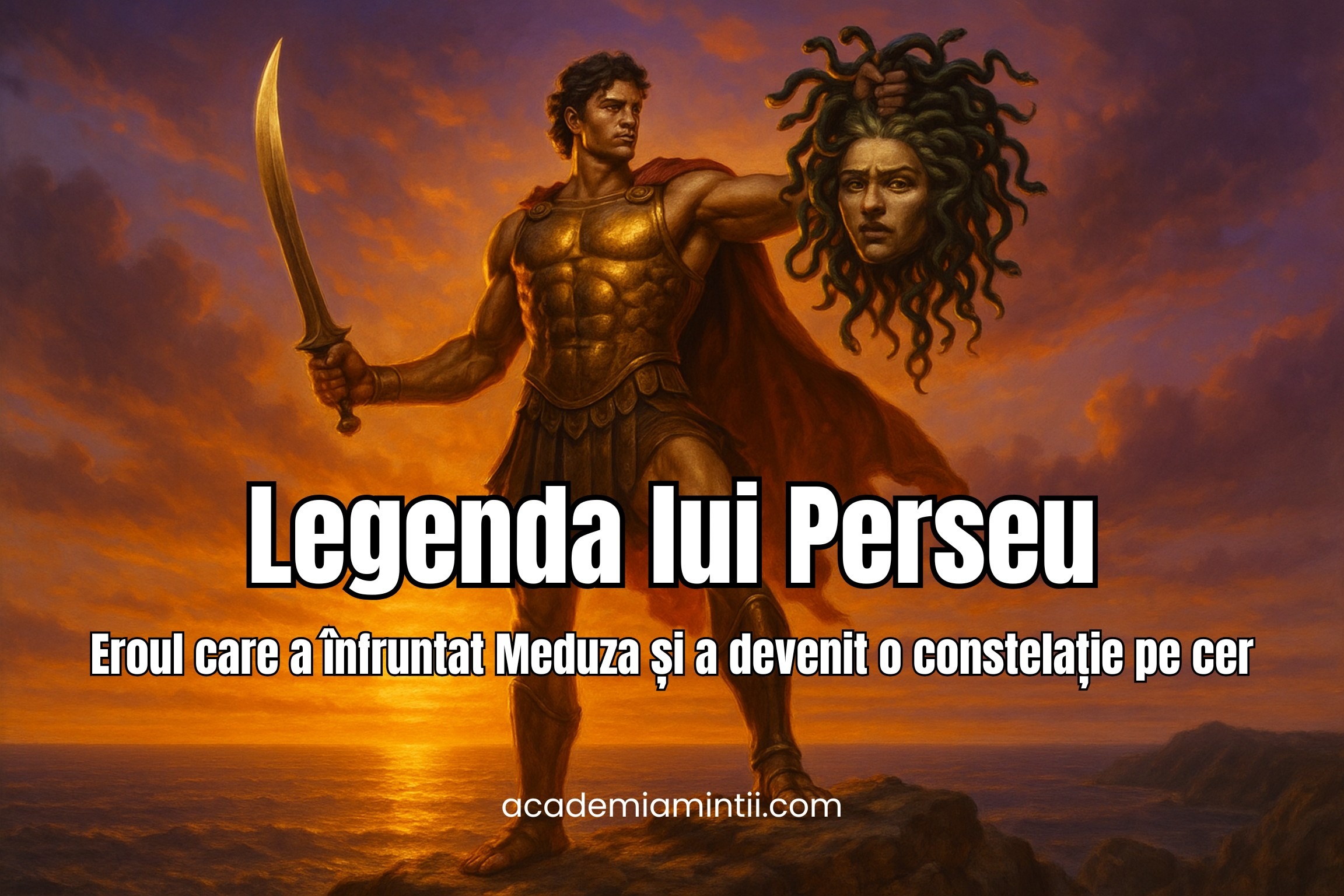 Legenda lui Perseu - eroul din mitologia greacă care a ucis Meduza