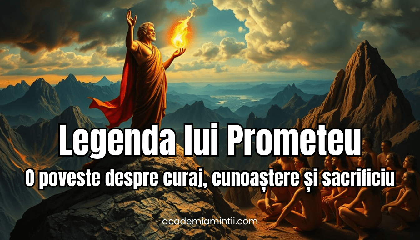 Legenda lui Prometeu - Mitul titanului care a furat focul de la zei și l-a dăruit oamenilor