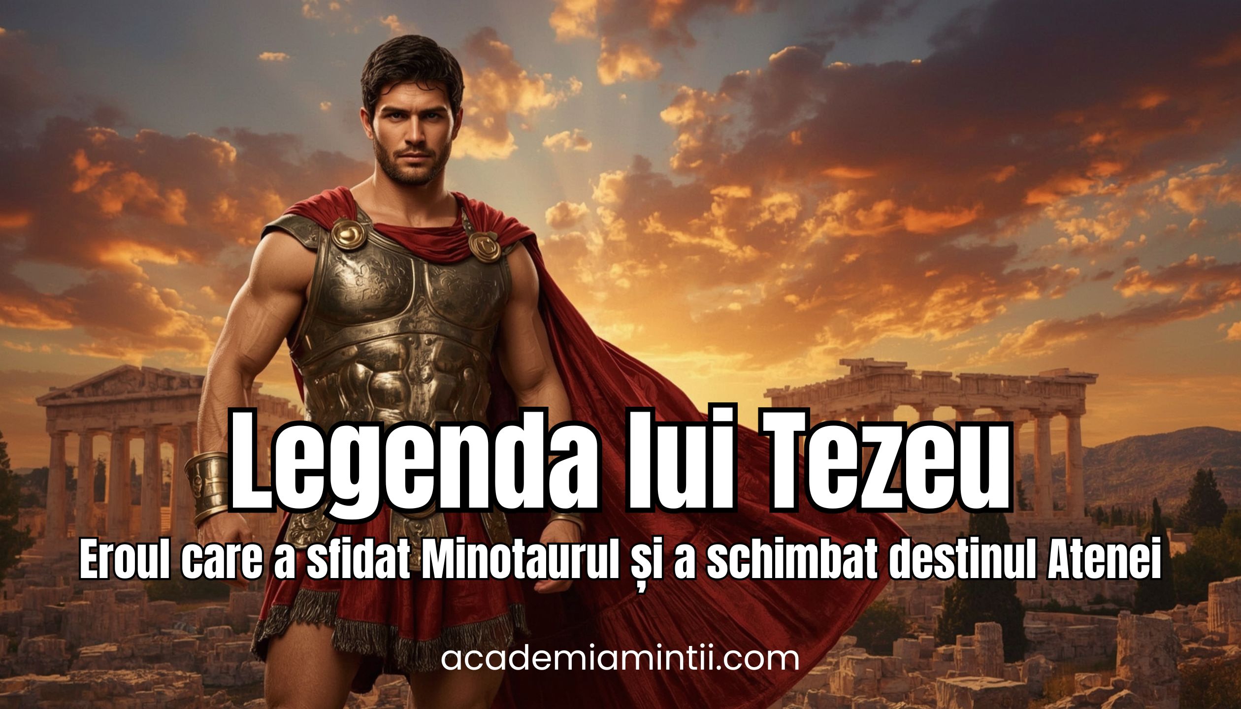 Legenda lui Tezeu - eroul din mitologia greacă care a învins Minotaurul