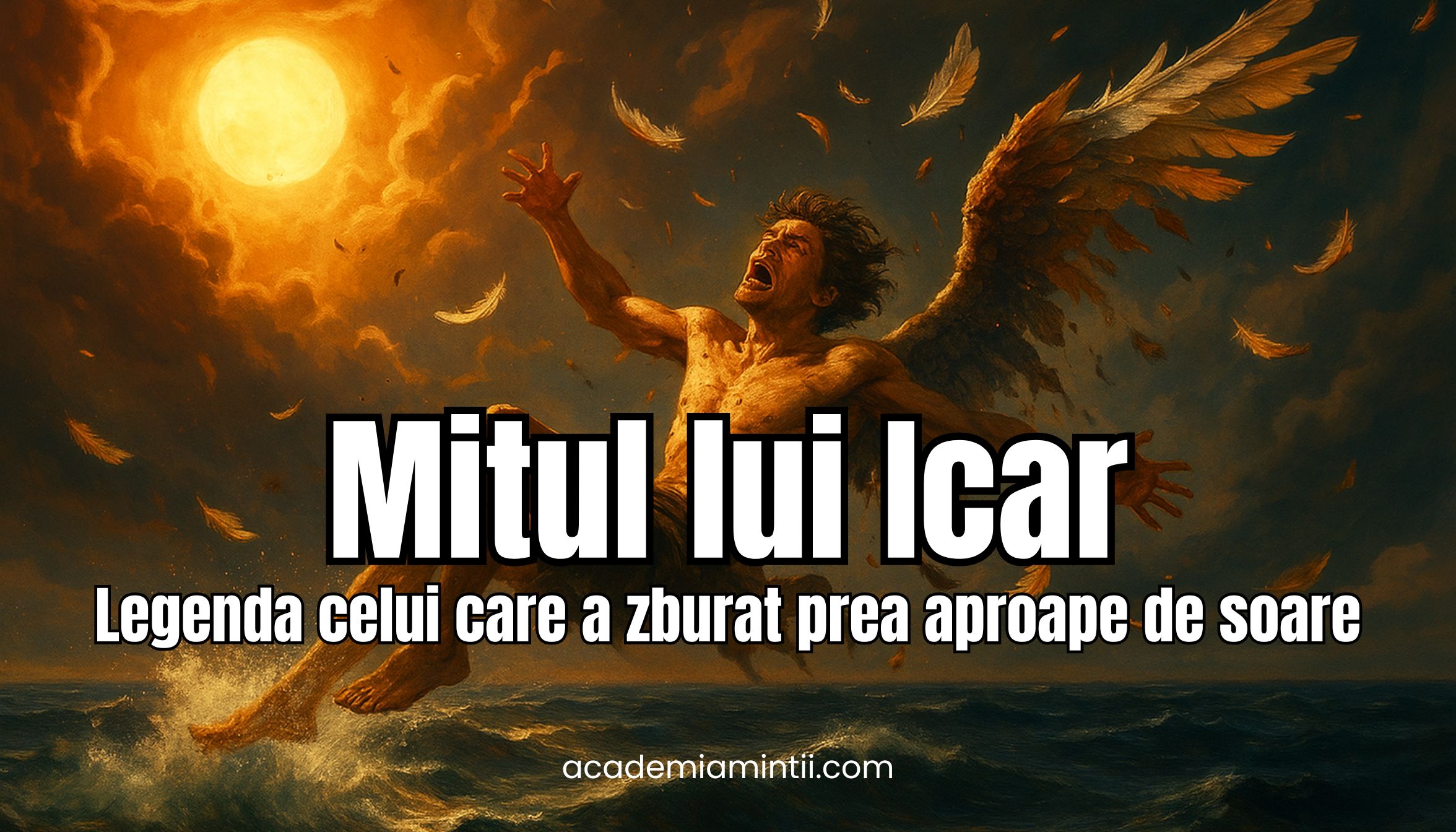 Mitul lui Icar - Legenda celui care a zburat prea aproape de soare