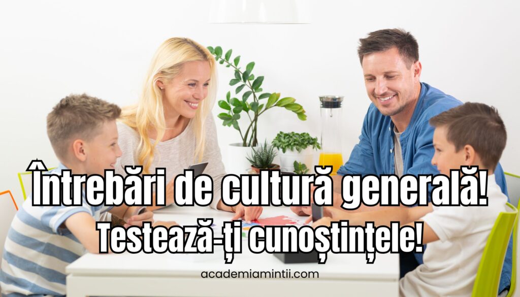 Jocuri de cultură generală. Verifică-ți cunoștințele cu acest quiz de cultură generală cu 50 de întrebări și răspunsuri din geografie, istorie, literatură, mitologie și științe.
