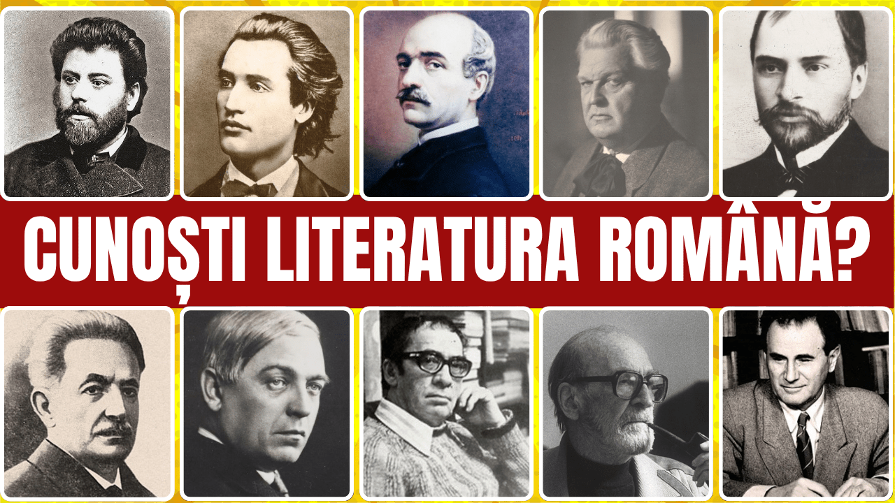 Test cu 30 de întrebări de cultură generală din literatura română