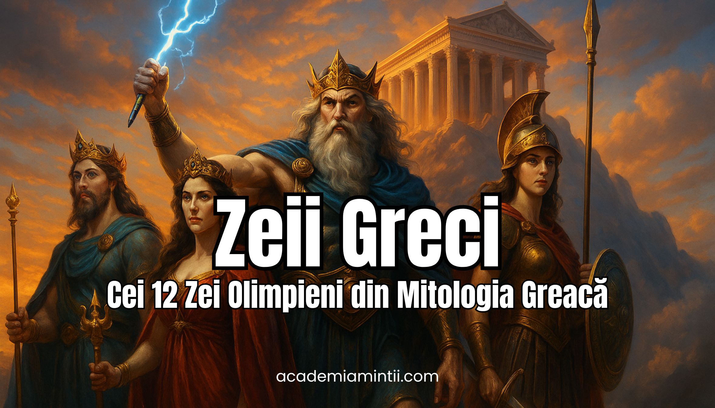 Zeii Greci - Cei 12 Zei Olimpieni din Mitologia Greacă