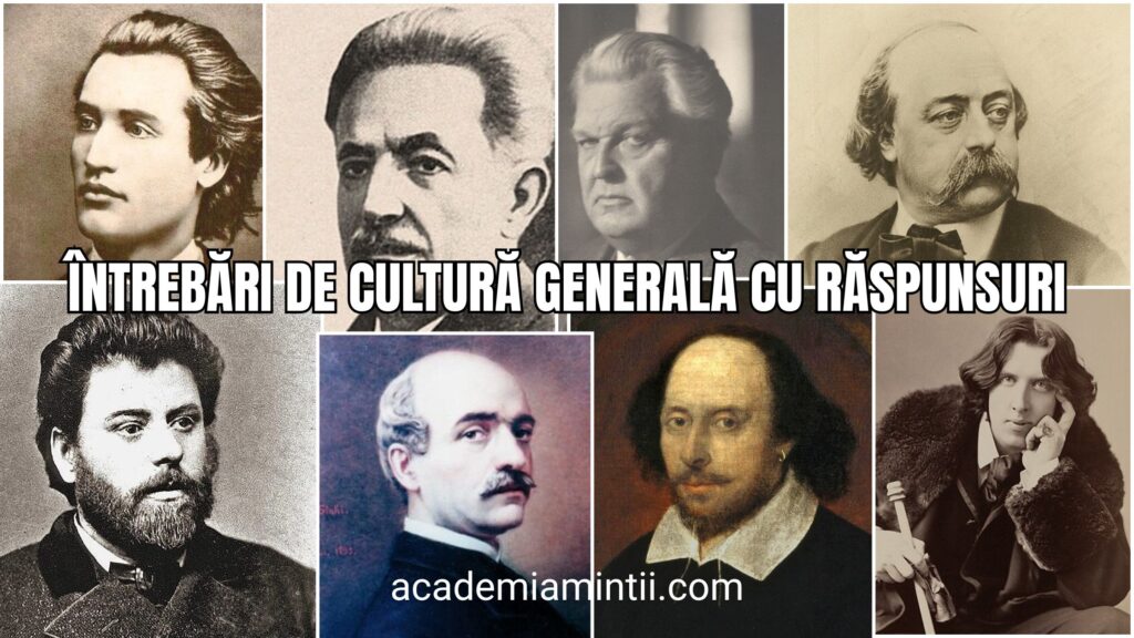 Quiz cu 100 întrebări de cultură generală cu răspunsuri diverse domenii. Testează-ți cunoștințele și scrie câte răspunsuri corecte ai știut!
