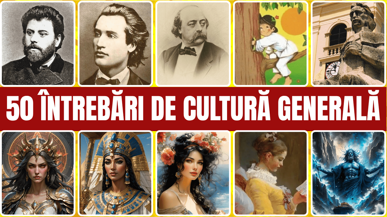 test de cultură generală cu 50 de întrebări și răspunsuri