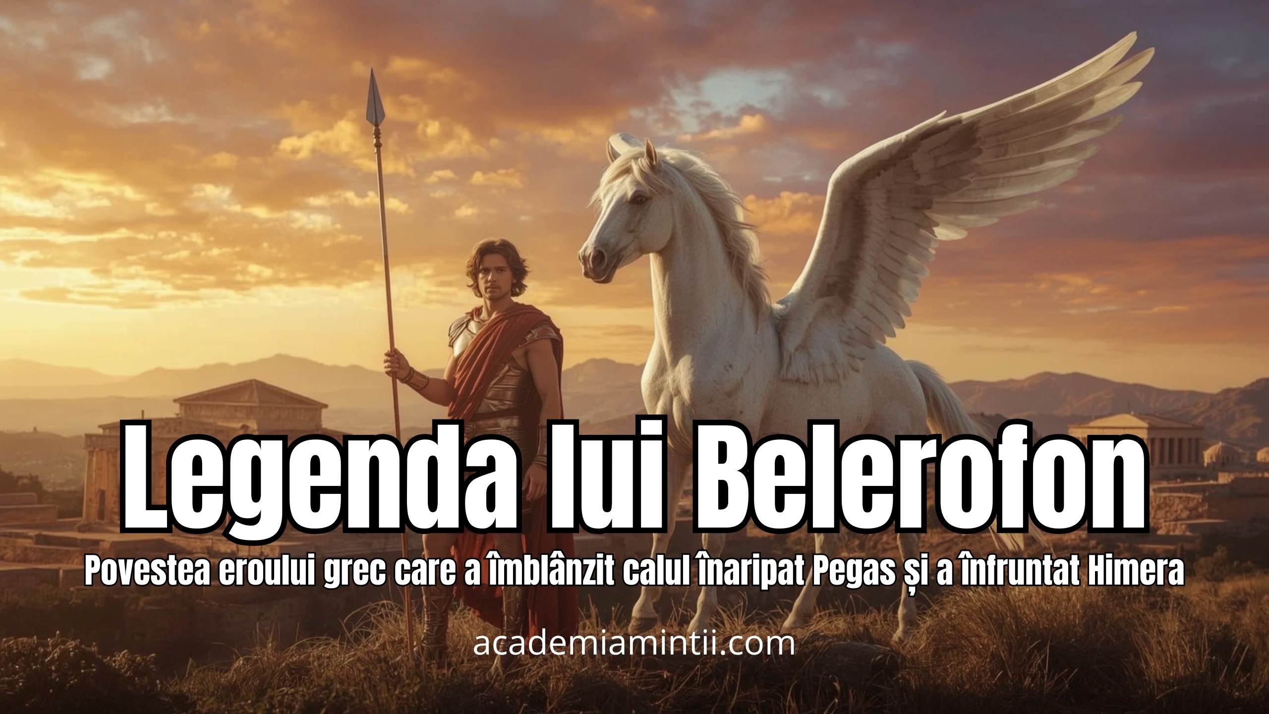 Legenda lui Belerofon și Pegas – Povestea eroului grec care a înfruntat Himera