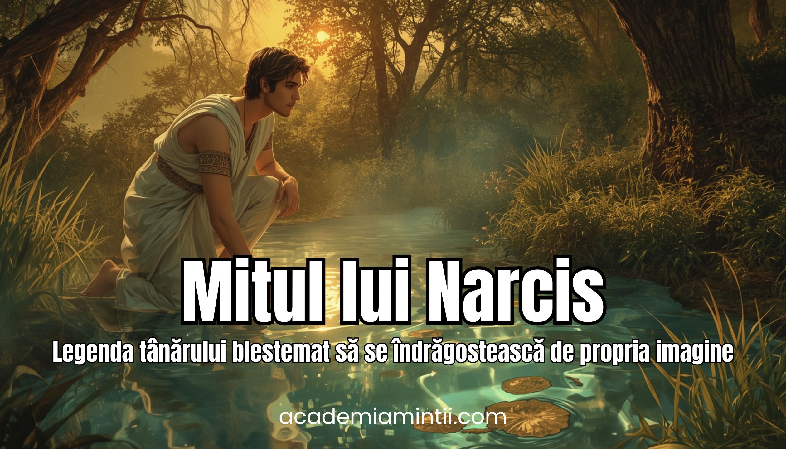 Mitul lui Narcis Legenda tânărului din mitologia greacă blestemat să se îndrăgostească de propria imagine