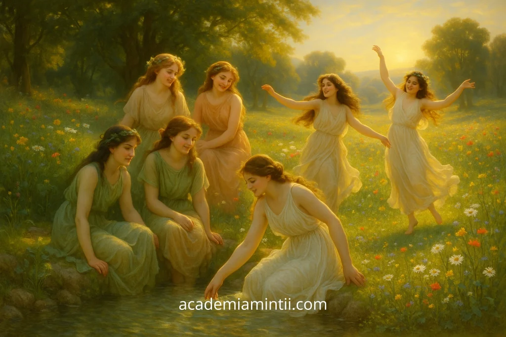 Ce sunt nimfele? Nimfele sunt spiritele tinere și frumoase ale naturii considerate divinități inferioare în mitologie