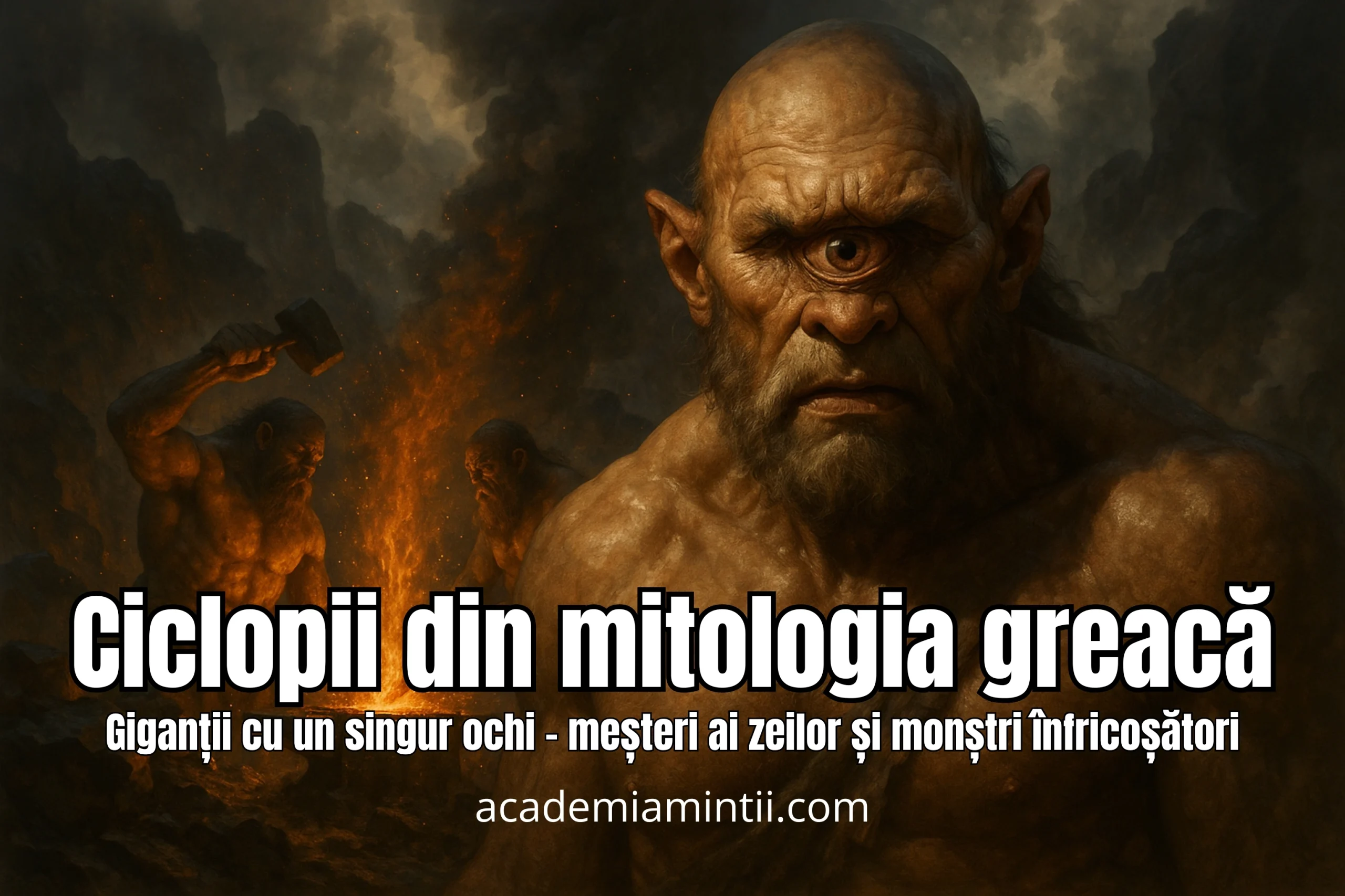 Ciclopii din mitologia greacă și romană - Giganții cu un singur ochi – meșteri ai zeilor și monștri înfricoșători