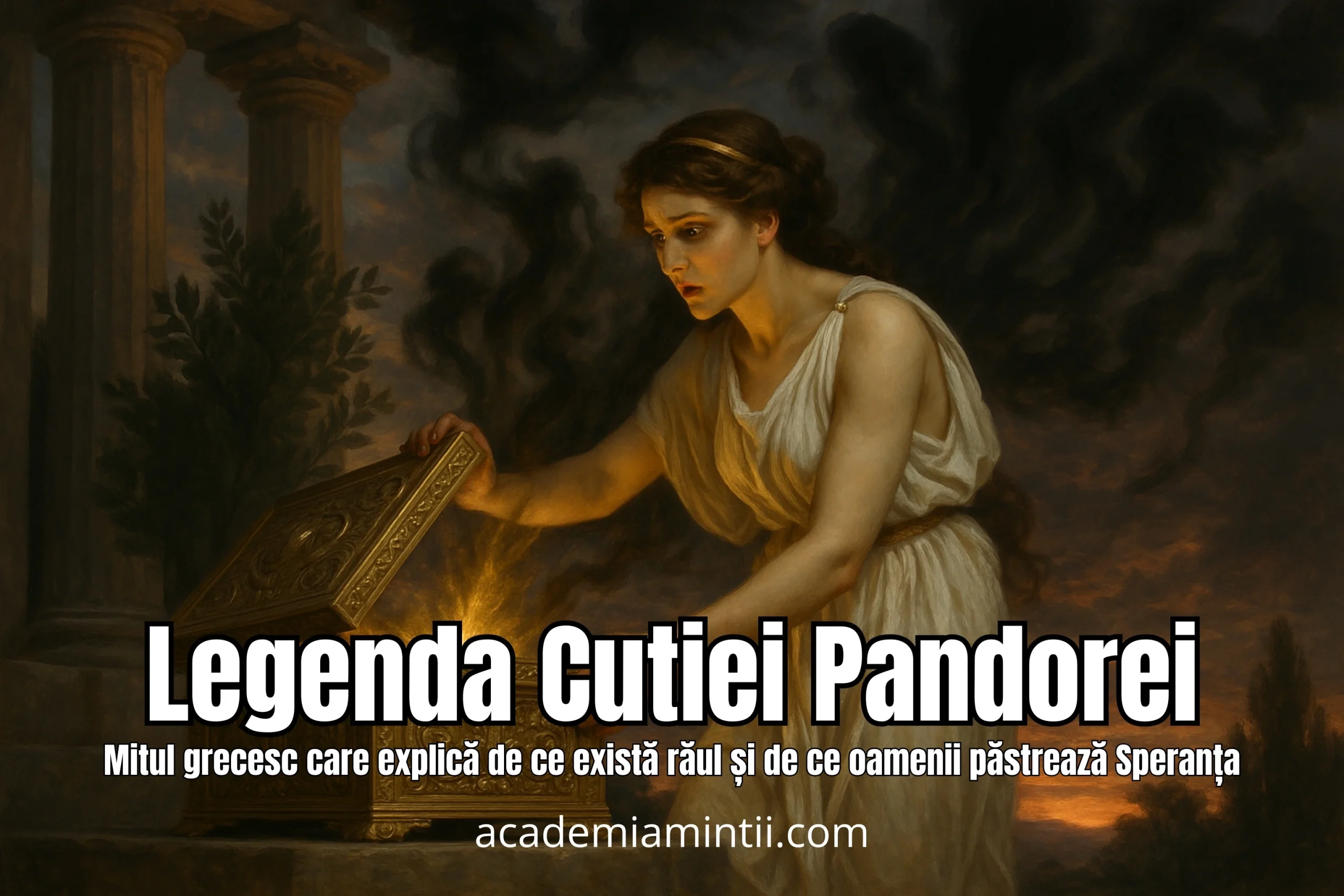 Mitul Cutia Pandorei - legenda care explică de ce există răul pe pământ