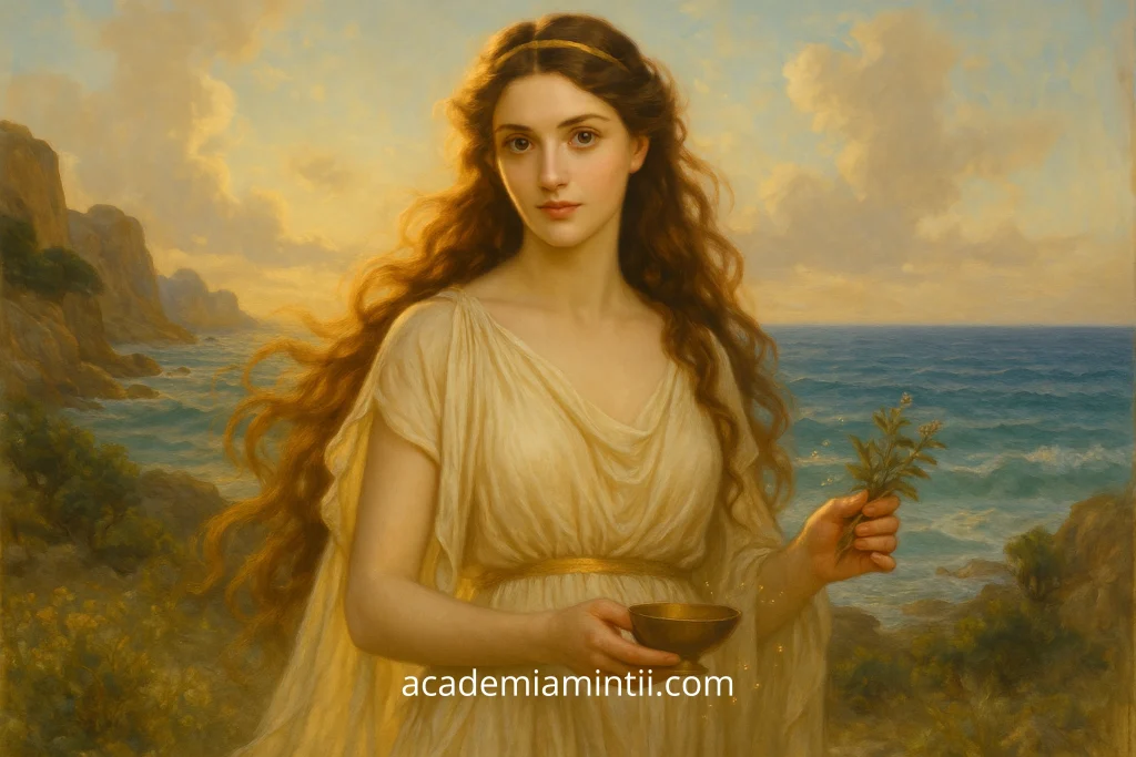 Nimfa Circe, vrăjitoarea din Odissea lui Homer.