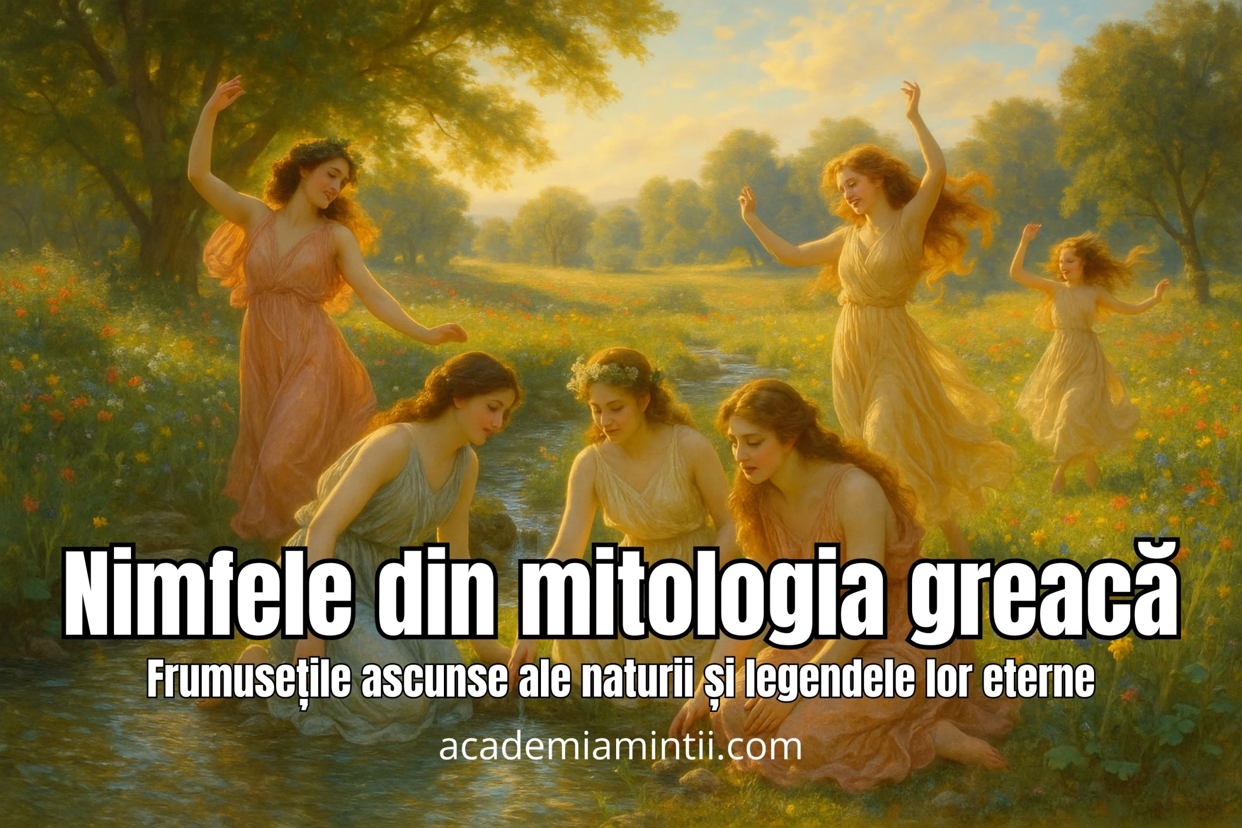 Nimfele din mitologia greacă - Frumusețile ascunse ale naturii și legendele lor eterne